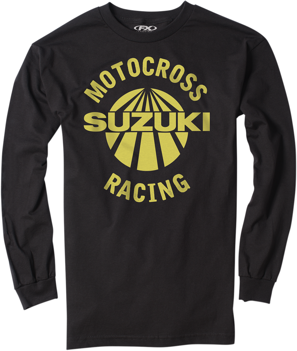 FACTORY EFFEX Suzuki Vet Long-Sleeve T-Shirt - Black - 2XL 23-87418