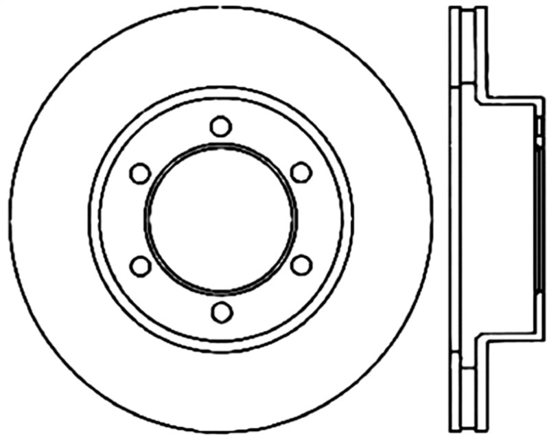 StopTech Power Slot 01-07 Toyota Sequoia / 00-06 Tundra CRYO Slotted Front Left Rotor SPECIAL ORDER 126.44118CSL