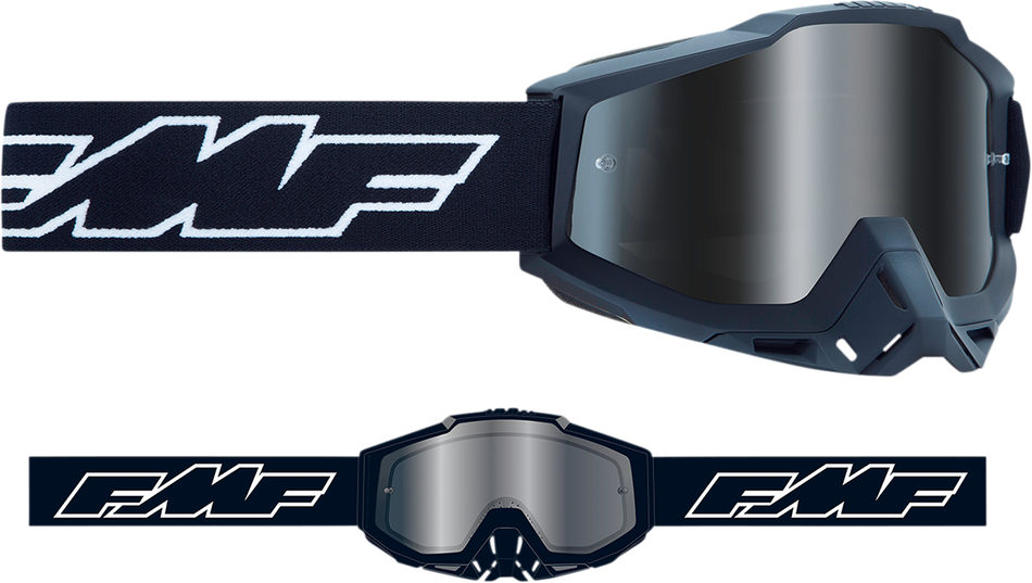 FMF Youth PowerBomb Goggles - Rocket - Black - Silver Mirror F-50048-00001 2601-2999