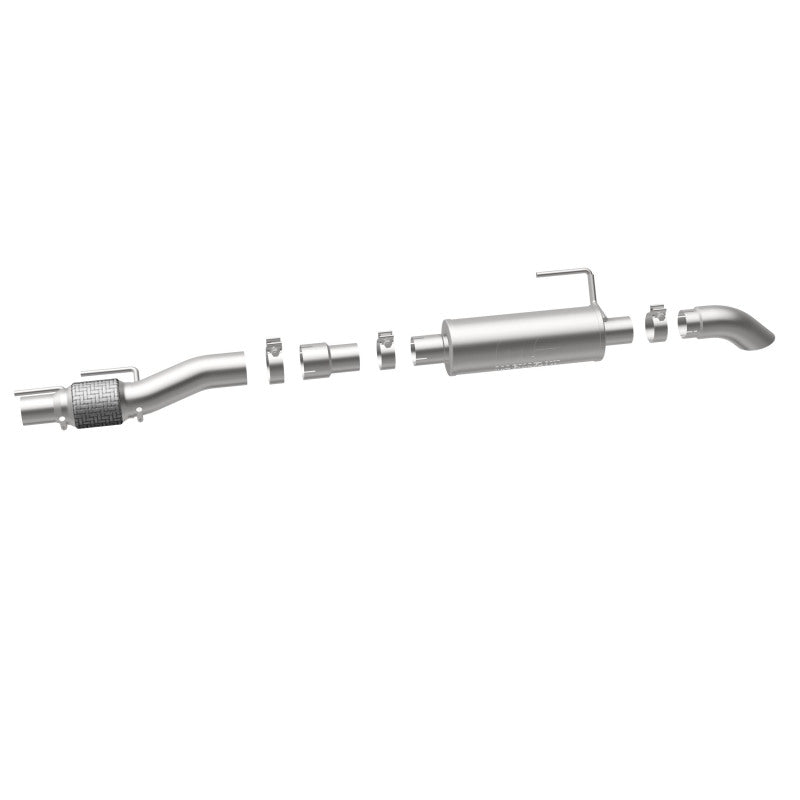 MagnaFlow Cat-Back, SS, 2.5/3in, Turn Down In Front Rear Tire 2015 Ford F150 2.7L V6T Ext Cab 19056