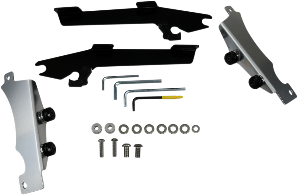 MEMPHIS SHADES Batwing Trigger Lock Mounting Kit - Vstar - Black MEK1910