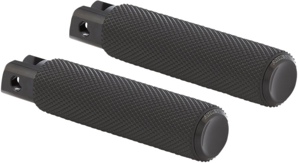 ARLEN NESS Passenger Knurled Footpegs - Black - FXDR 07-942