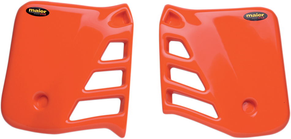 MAIER Radiator Scoops - CR250 '85-'87 - Orange 600137