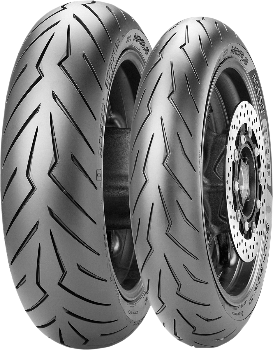 PIRELLI Tire - Diablo Rosso Scooter - Rear - 130/70-12 - 62P 2925500