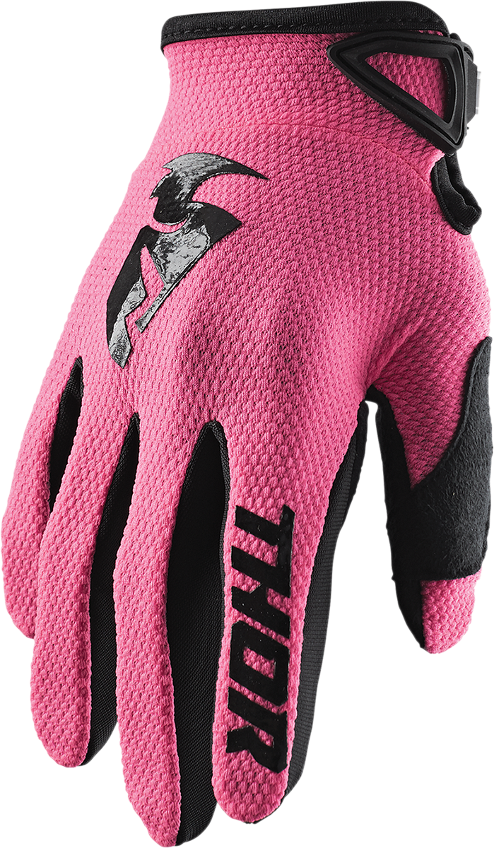 THOR Women's Sector Gloves - Pink - Small 3331-0187