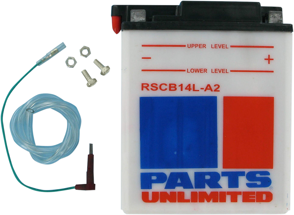 Parts Unlimited Battery - Rscb14la2 With Sensor Scb14l-A2