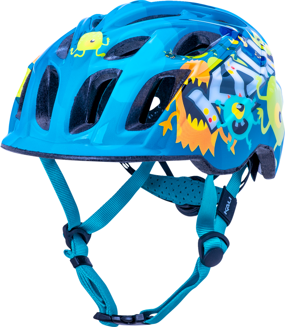 KALI Child Chakra Helmet - Monsters - Blue - XS 0221020414