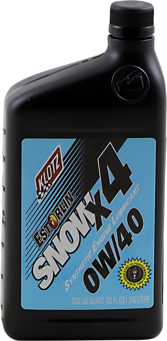 KLOTZ OIL X4 Snow Oil - 0W-40 - 1 U.S. quart KE840