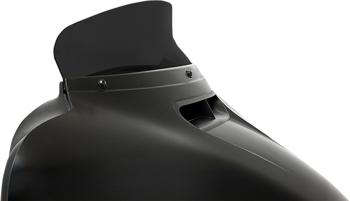 MEMPHIS SHADES Spoiler Windshield - 4-1/2" - Dark Black Smoke - FLH '14-'22 MEP84610