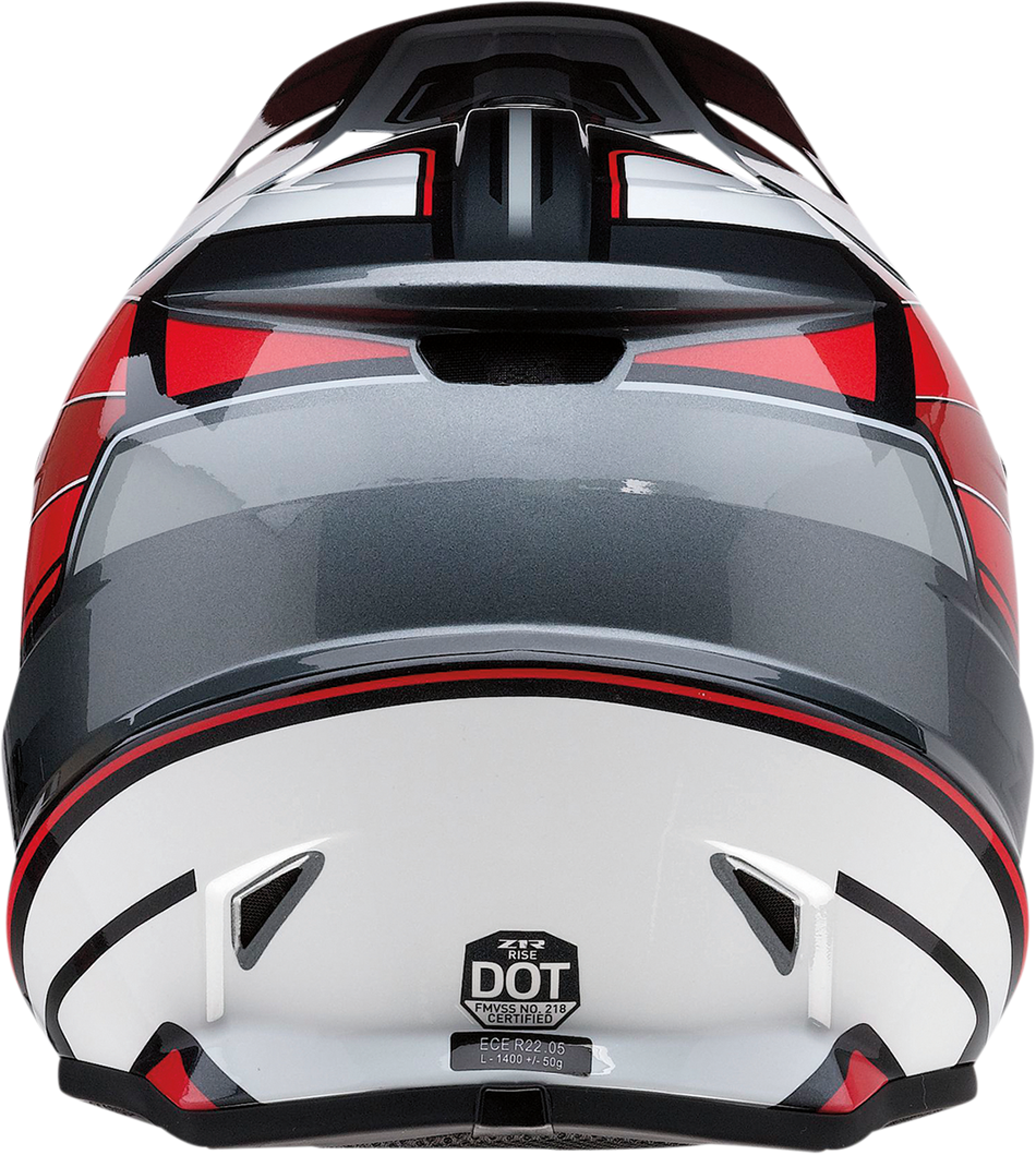 Z1R Rise Helmet - MC - Red/Gray - 2XL 0110-7213