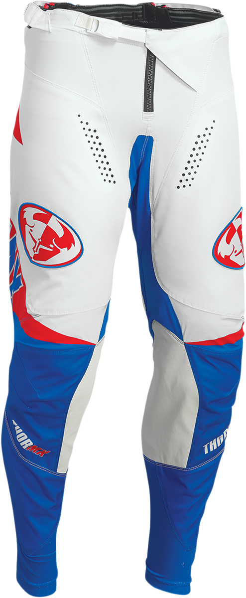 THOR Pulse 04 LE Pants - Red/White/Blue - 42 2901-10006