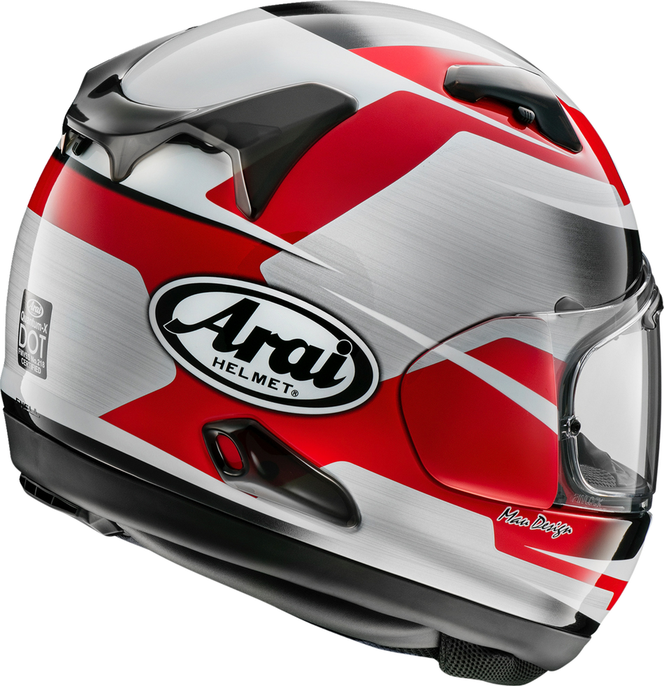 ARAI Quantum-X Helmet - Steel - Red - Small 0101-15737