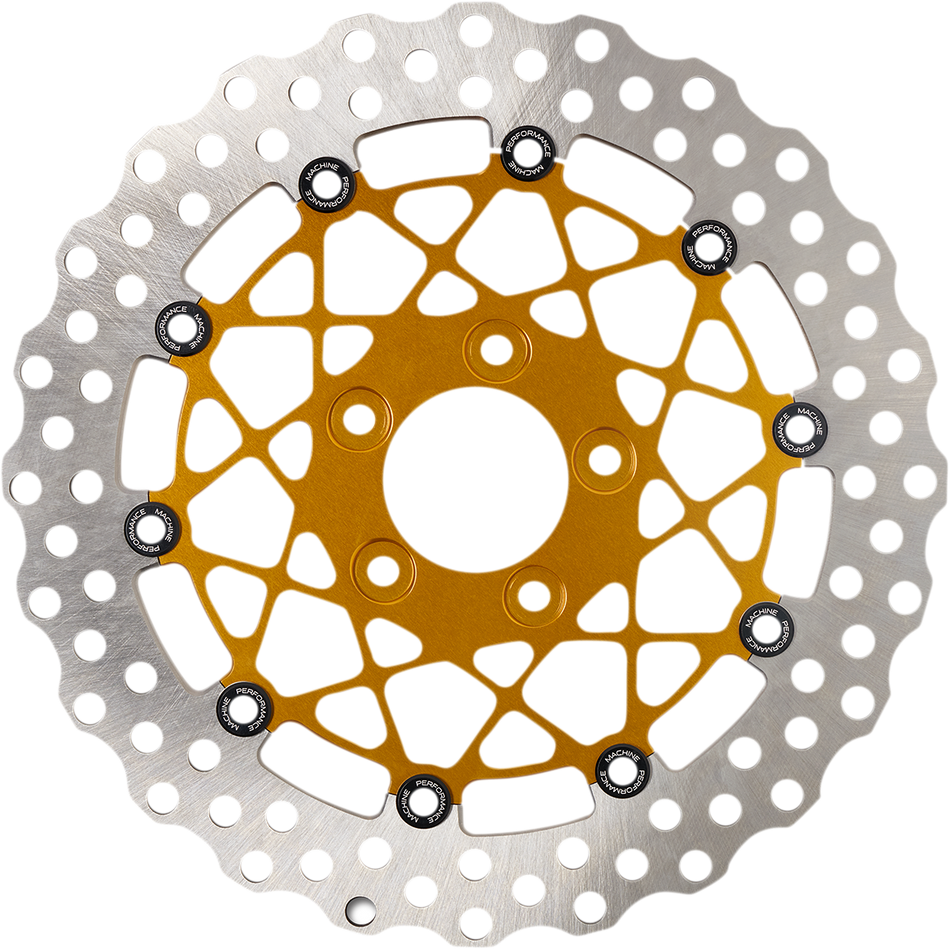 PERFORMANCE MACHINE (PM) Vorderer Speedstar-Rotor - 11,8" - Gold 0133-1809S-G