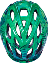 KALI Child Chakra Lighted Helmet - Jungle - Gloss Green - XS 0221022214