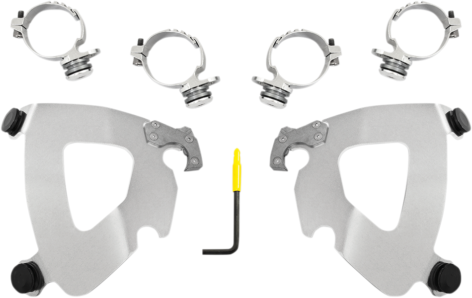 MEMPHIS SHADES Gauntlet Mounting Kit - Polished - FXLR MEK2033