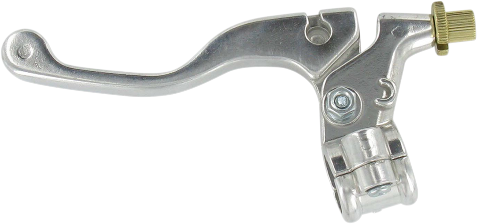 Parts Unlimited Lever Assembly - Right Hand - Shorty - Yamaha - Silver 43-4102r