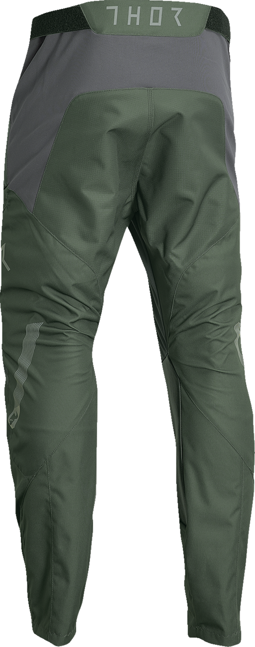 THOR Terrain In-the-Boot Pants - Army Green/Charcoal - 42 2901-10436