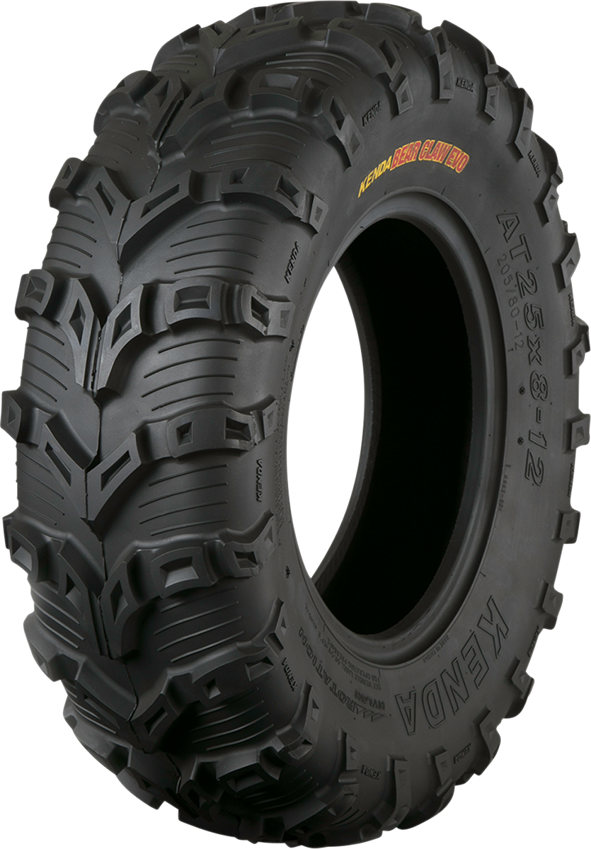 KENDA Tire - K592 Bearclaw Evo - Front - 25x8-12 - 6 Ply 085921245C1