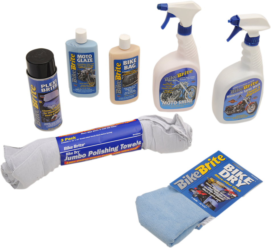 BIKE BRITE MOTO KIT® Complete Cleaning Kit MC10000