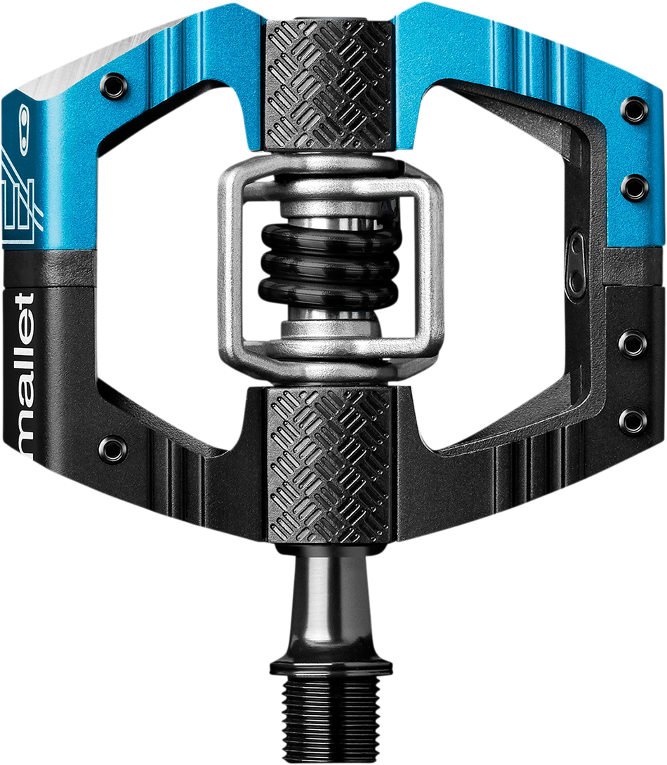 CRANKBROTHERS Mallet E LS Pedals - Black/Blue 16080