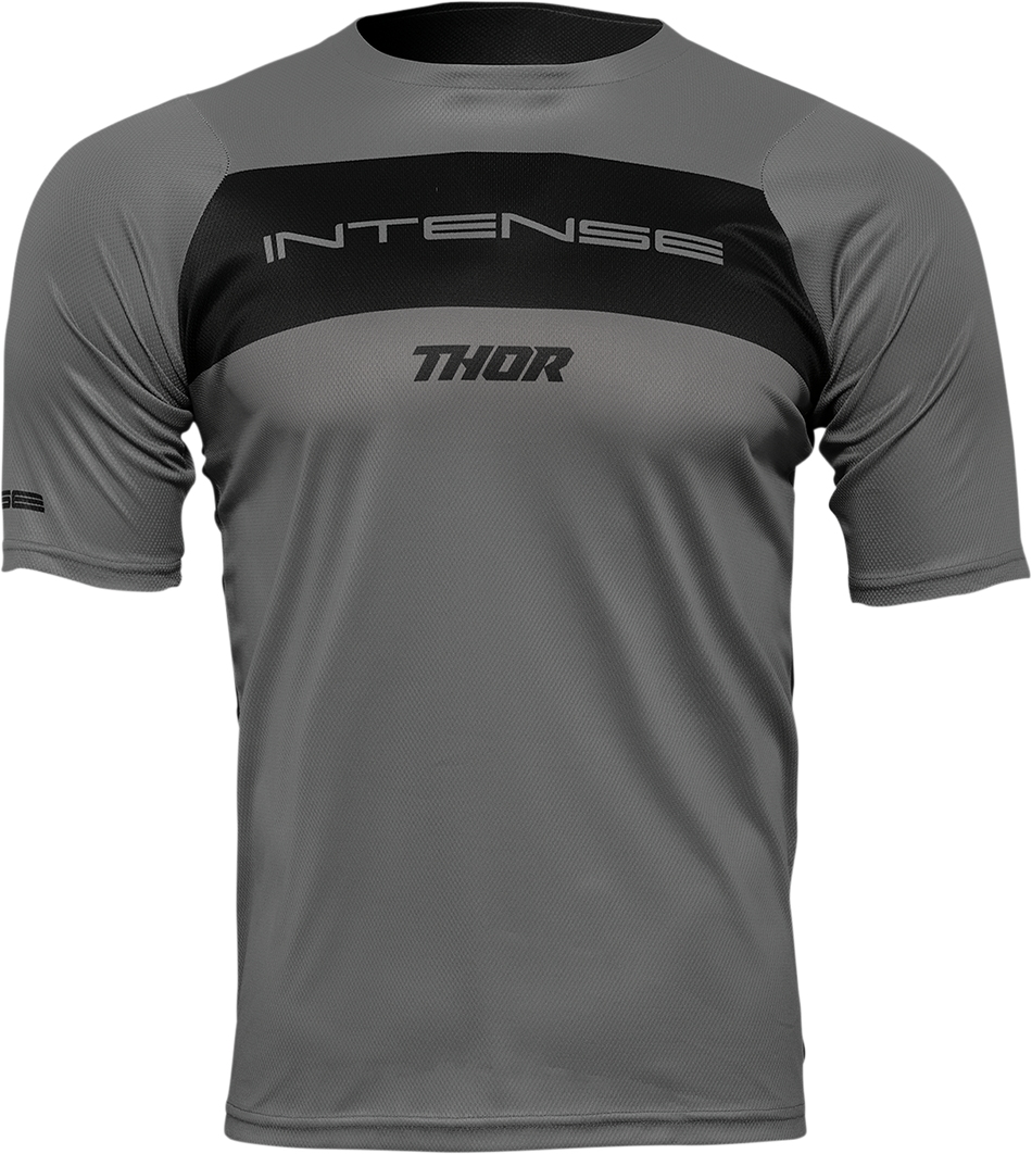 THOR Intense Dart Jersey - Gray/Black - Large 5120-0159