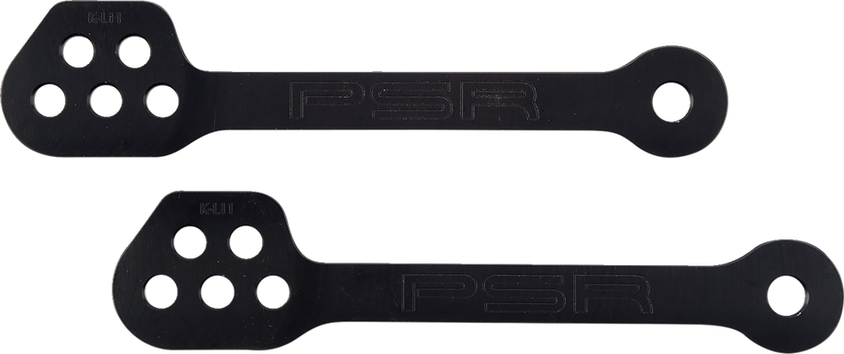 POWERSTANDS RACING Adjustable Lowering Link - Black - Lowers - Stock/1"/2"/0.5"/1.5" 04-00769-22