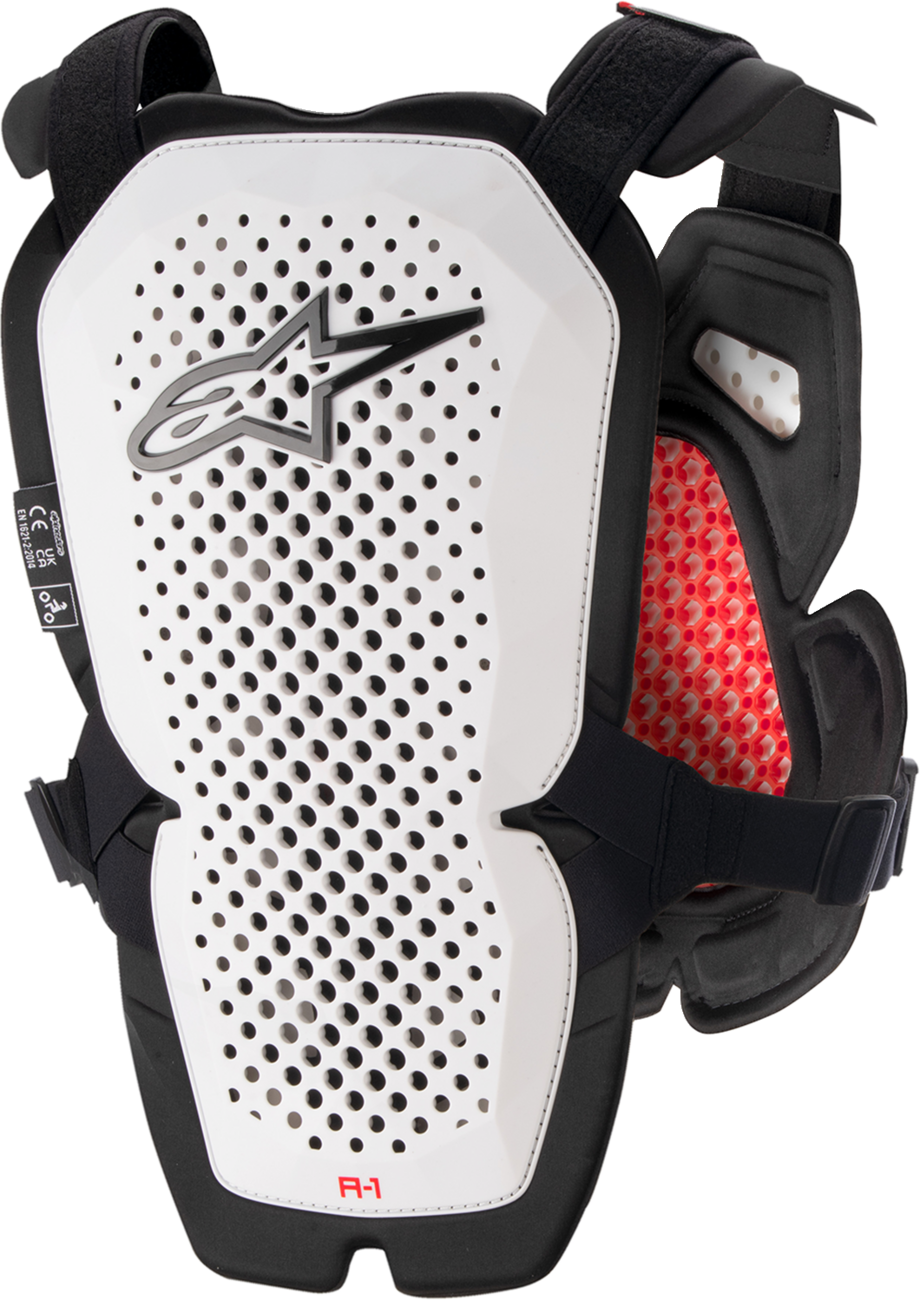 ALPINESTARS A-1 Pro Chest Protector - White/Black/Red - XL/2XL 6700123213XL2X