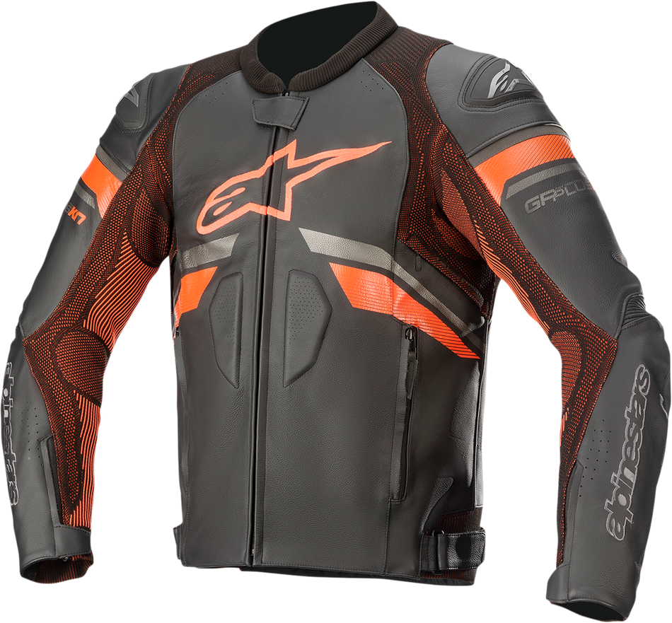 ALPINESTARS GP Plus R v3 Rideknit® Leather Jacket - Black/Red Fluo - US 44 / EU 54 3100321-1030-54