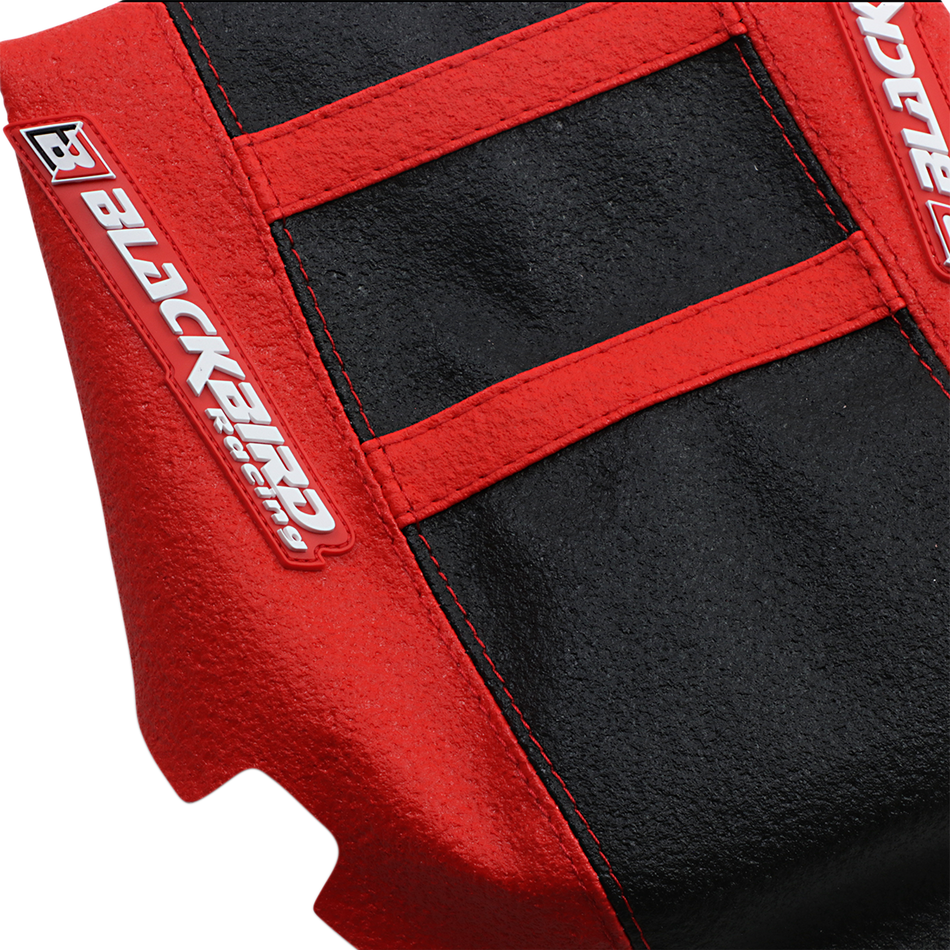 BLACKBIRD RACING Zebra Seat Cover - Black/Red - CRF 1145ZUS