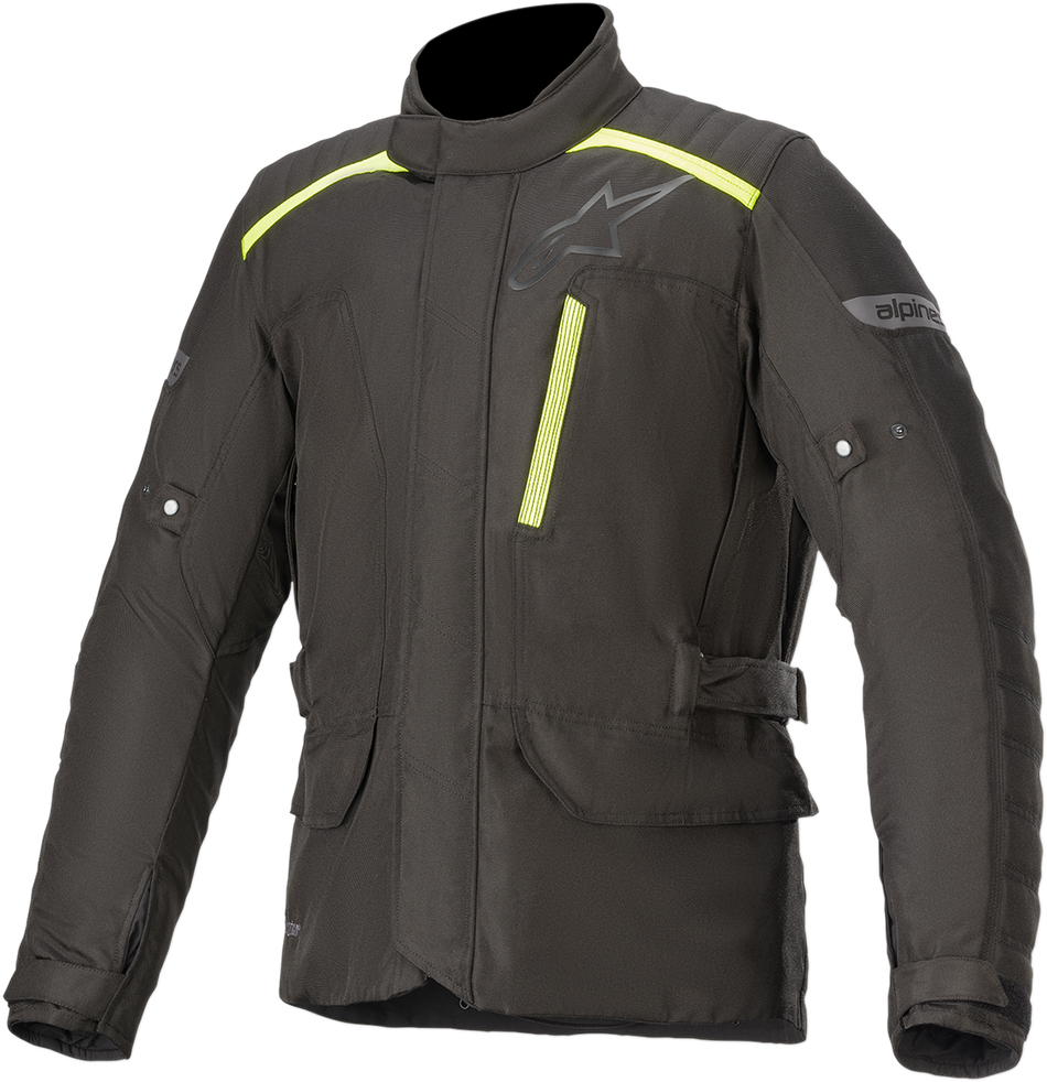 ALPINESTARS Gravity Drystar® Jacket - Black/Yellow - 2XL 3203720-155-2X