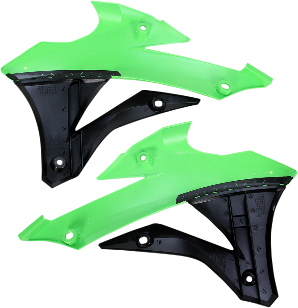 Protectores de radiador ACERBIS - Verde/Negro 2374071089 