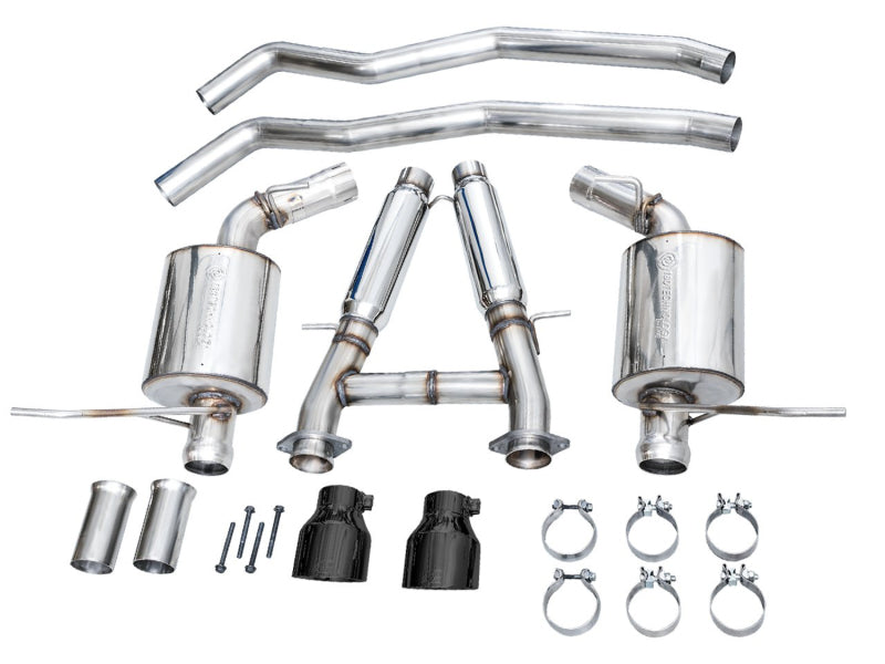 AWE Tuning 18-23 Dodge Durango SRT & Hellcat Touring Edition Exhaust - Diamond Black Tips 3015-33952