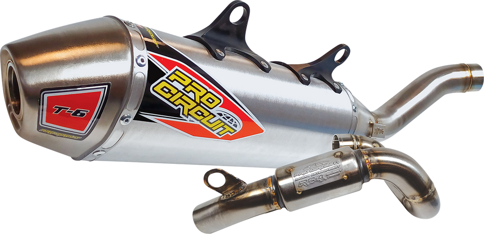 PRO CIRCUIT T-6 Exhaust System - Stainless Steel 0152225G