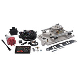 Edelbrock Pro Flo 4 Fuel Injection Kit Seq Port Pontiac 326-455 ci 550 Max HP 2 LbHr Injectors Satin 35970