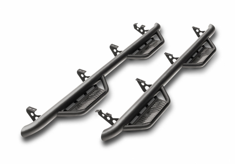 N-Fab Podium LG 15.5-17 Dodge Ram 1500 Crew Cab - Tex. Black - 3in HPD1584CC-TX