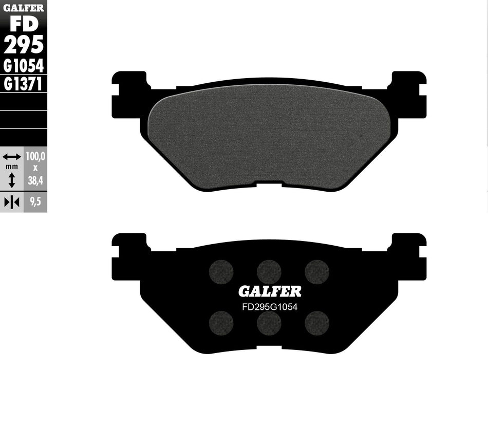 GALFER Brake Pads Semi Metallic Fd295g1054 FD295G1054