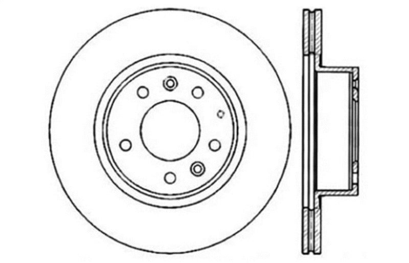 StopTech Slotted & Drilled Sport Brake Rotor 127.45051R