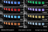 Diode Dynamics Bronco SS5 6-Pod CrossLink Grille Lightbar Kit Sport - White Combo DD7235