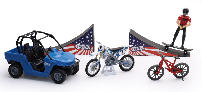 New Ray Toys Nitro Circus Playset/ Scale - 1:18 67685