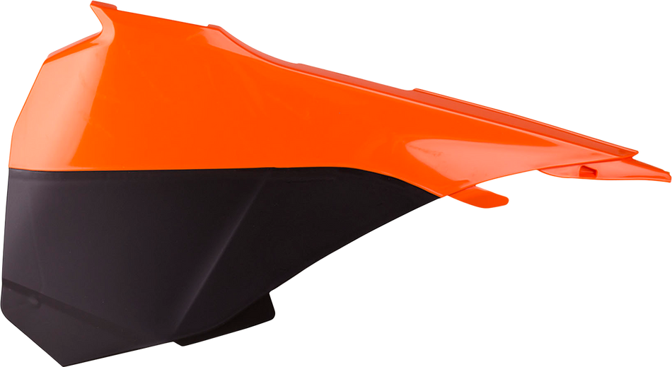 Cubierta de caja de aire POLISPORT - OEM '13 - '14/ '16 Naranja/Negro 8453200001