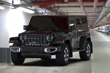 Rally Armor 18-22 Jeep JL Wrangler Black UR Mud Flap w/ Red Logo MF54-UR-BLK/RD