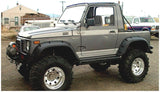 Bushwacker 86-95 Suzuki Samurai Pocket Style Flares 4pc - Black 60902-07