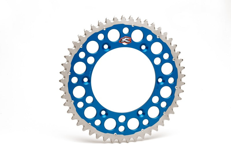 Renthal 99-05 Yam YZ125/G-250F/ YZ400-450/ 88-89 Honda XR 250R Rear Twinring - Blue 520-48P Teeth 1500-520-48GPBU