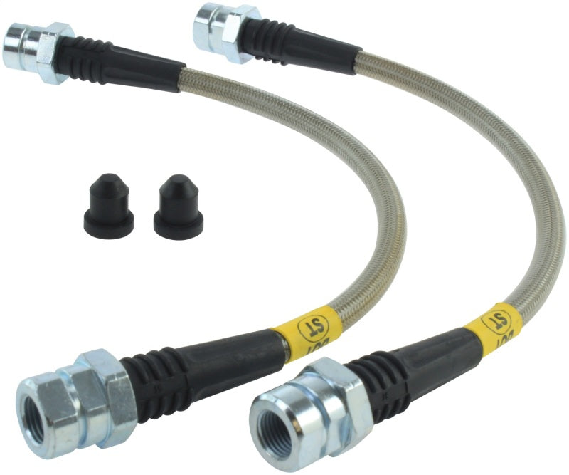 StopTech 06-12 Audi A3/08-13 TT Quattro / 05-12 VW Jetta Rear Stainless Steel Brake Line Kit 950.33515