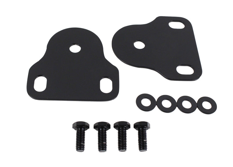 Kentrol 76-95 Jeep CJ/Wrangler YJ Interior Windshield Brackets Pair - Powdercoat Black 50408