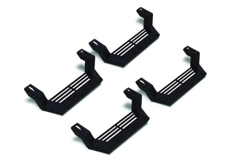 Rampage 1999-2019 Jeep Rock Rail Short Step Universal 4 Piece Set - Black 26410034