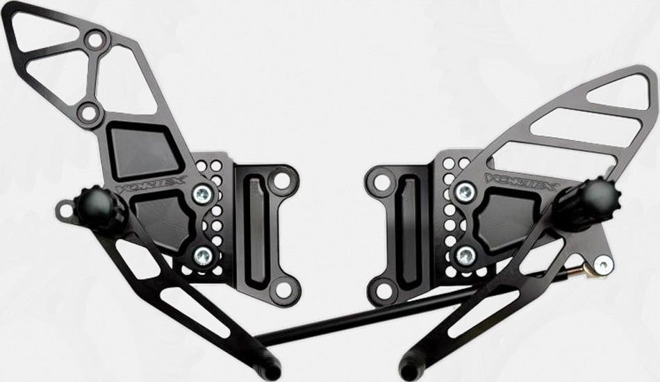 VORTEX Rear Set Complete Blk Kaw RS406K