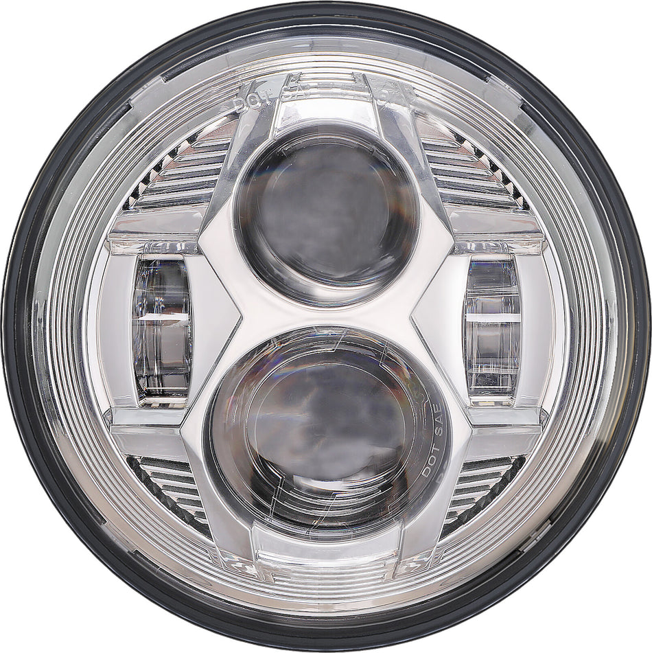 PATHFINDER7" Led Headlight ChromeHDP7C