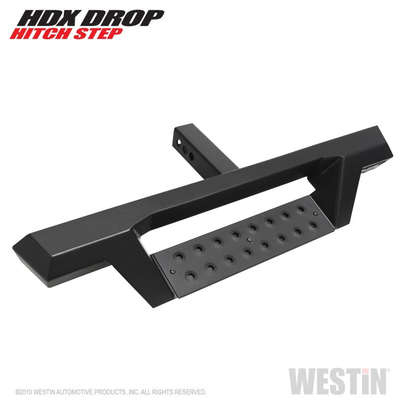 Westin HDX Drop Hitch Step 34in Step 2in Receiver - Textured Black 56-10015