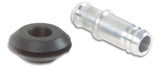 Vibrant 10mm (2/5in) O.D. Aluminum Vacuum Hose Fitting (includes Rubber Grommet) 2895
